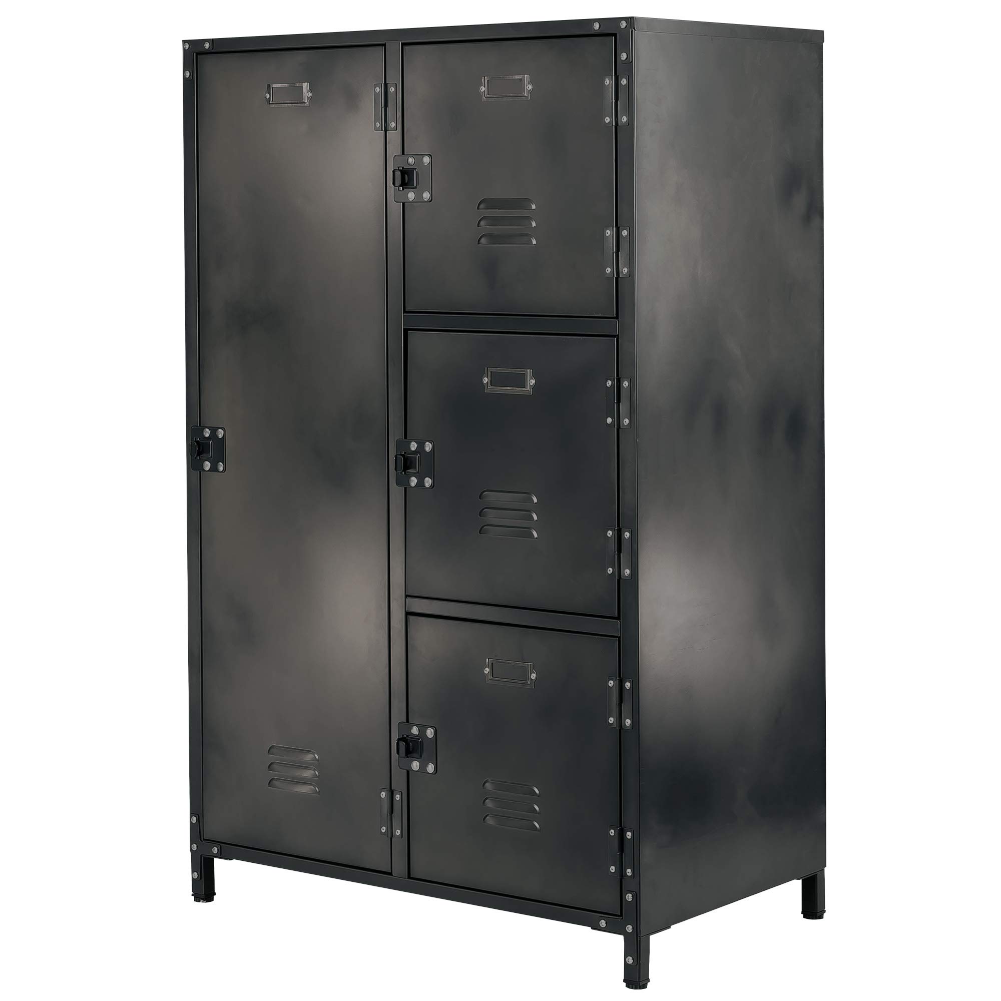Amazon.com: Allspace 4 Door Steel Storage Wardrobe Locker with